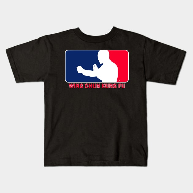 Wing Chun Kung Fu Kids T-Shirt by jasonyerface